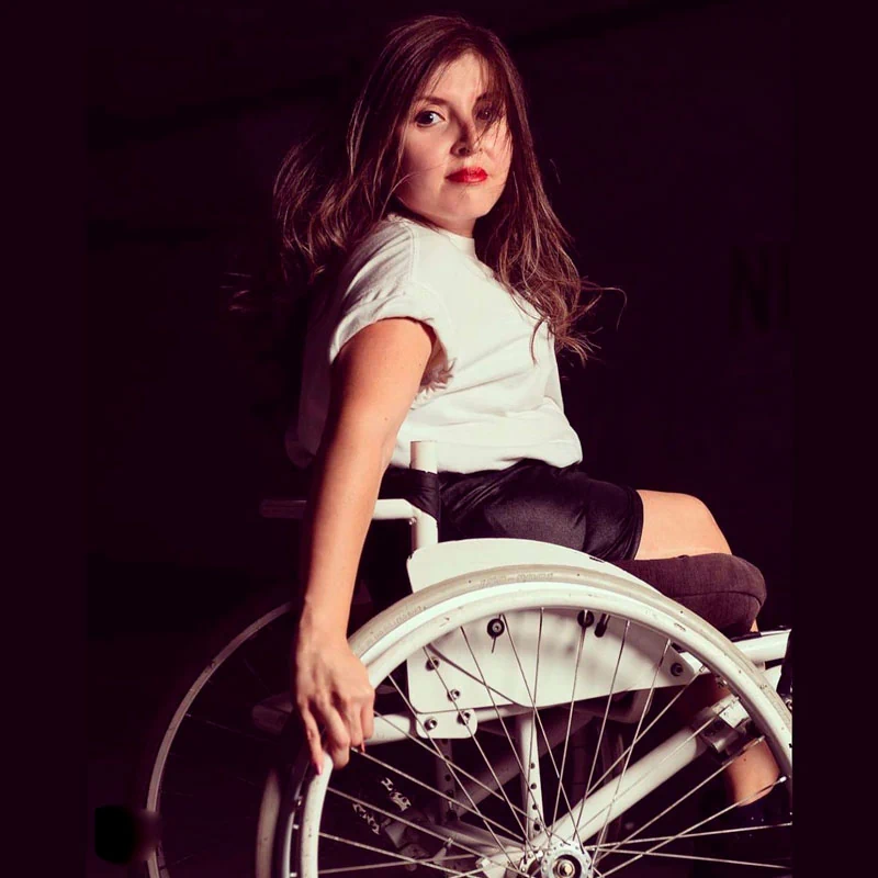 Claudia Gúzman Zumba en silla de ruedas